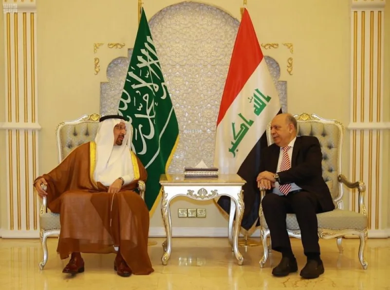 الفالح يبحث مع رئيس الوزراء العراقي "حماية المصالح المشتركة"