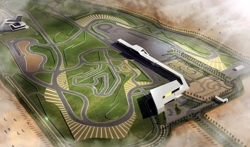 مدينة الملك عبدالله تنهي المرحلة الأولى من الحلبة العالمية لسباق السيارات
