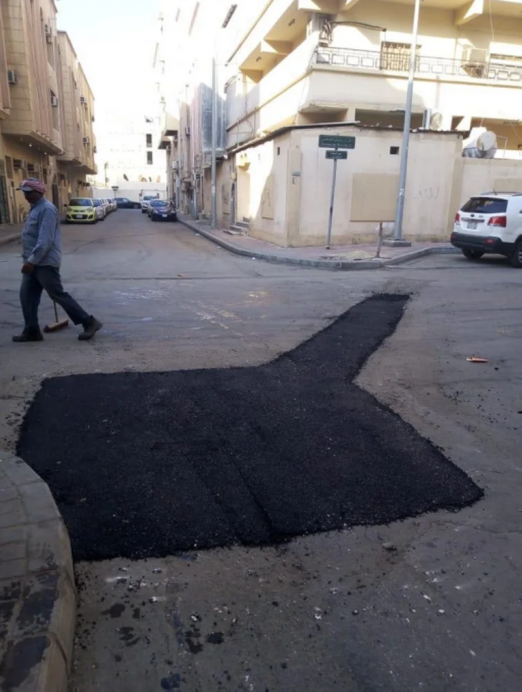 بلدية الجبيل : 90 عملية ردم وتسوية لشوارع ضاحية الملك فهد