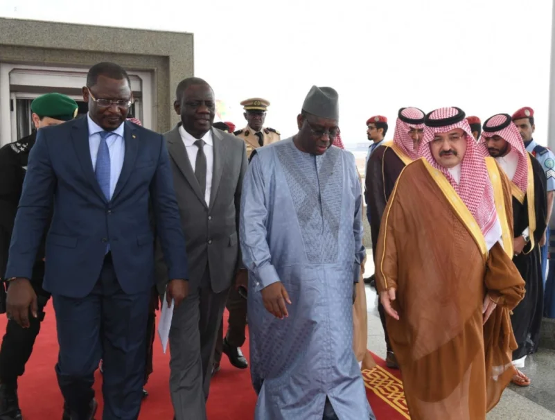 رئيس جمهورية السنغال يصل إلى جدة
