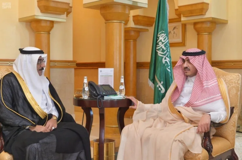 نائب أمير مكة يستقبل رئيس هيئة المساحة الجيولوجية