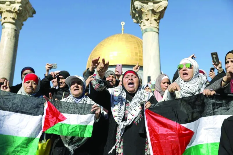 الخارجية الفلسطينية تحذر من المخاطر المحدقة بالأقصى