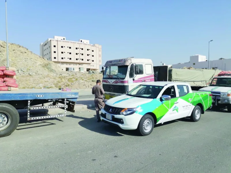 منع الشاحنات من الوقوف داخل أحياء مكة