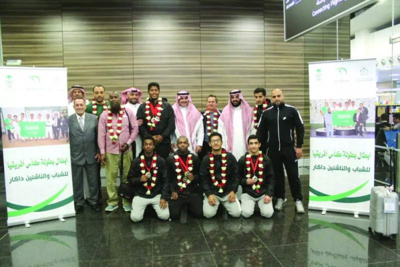 أخضر الجودو  يصل الرياض محملا بـ8 ميداليات في بطولة داكار