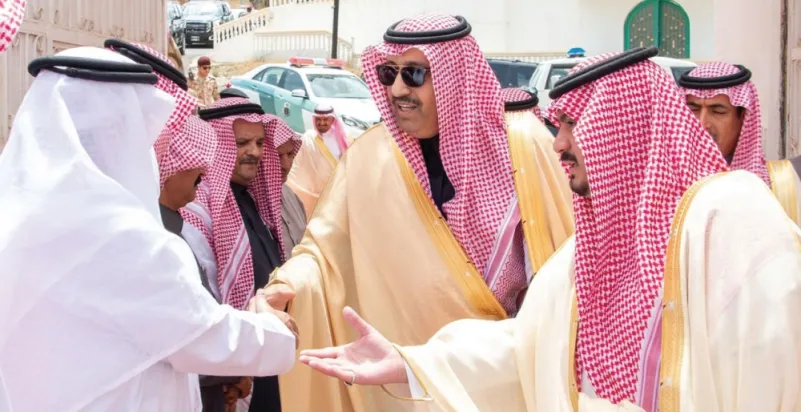 أمير الباحة يقدم التعازي لأسرة المليص