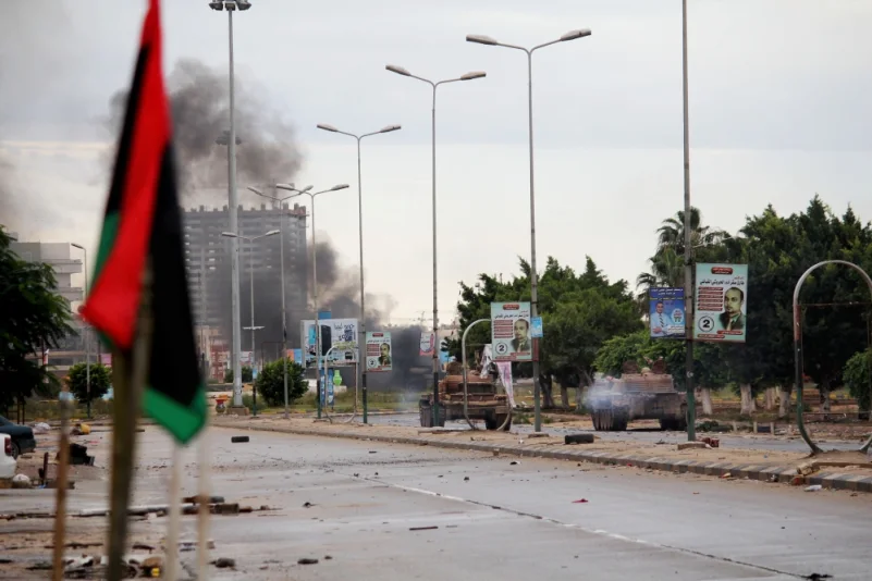 الجيش الوطني الليبي يسقط طائرة حربية تابعة للمليشيات
