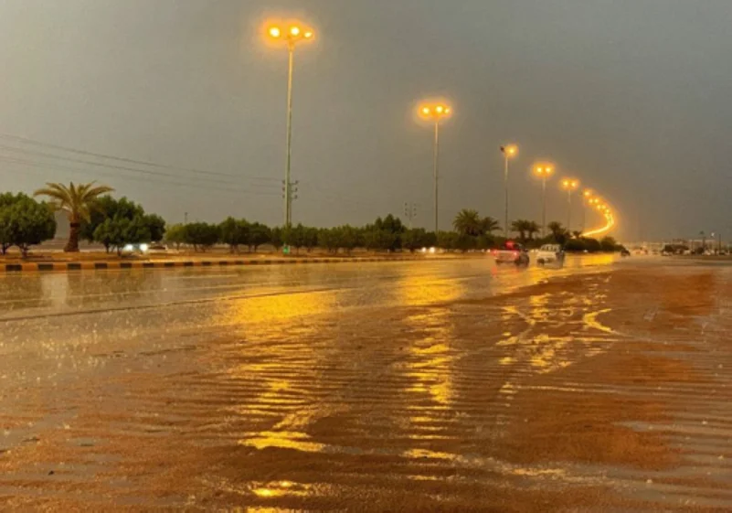 هطول أمطار على نجران