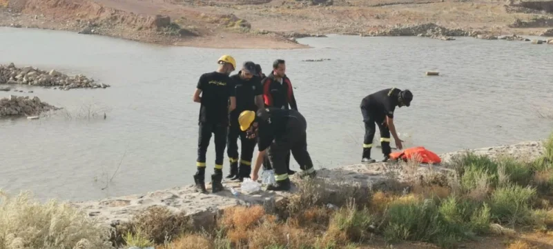 وفاة طفلتين في مستنقع مياه بطريق المطار بالمدينة