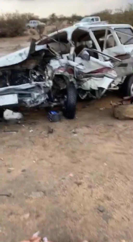 مصرع وإصابة 9 في حادث سير جنوب الطائف