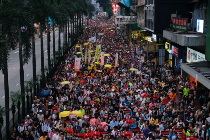هونغ كونغ : تظاهرات ضدّ قانون يسمح بتسليم المطلوبين للصين