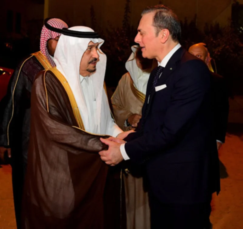 أمير الرياض يشرف حفل سفارة إيطاليا لدى المملكة بمناسبة ذكرى اليوم الوطني