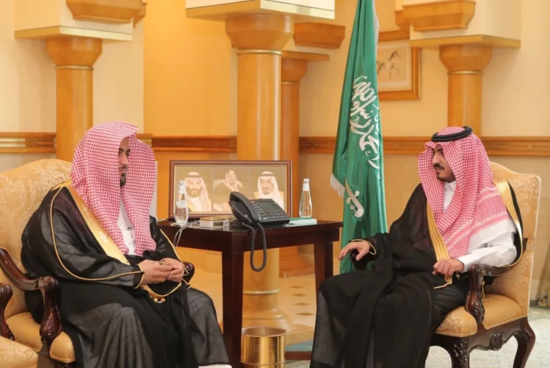 نائب أمير منطقة مكة يستقبل رئيس المحكمة العامة واللواء المنتشري