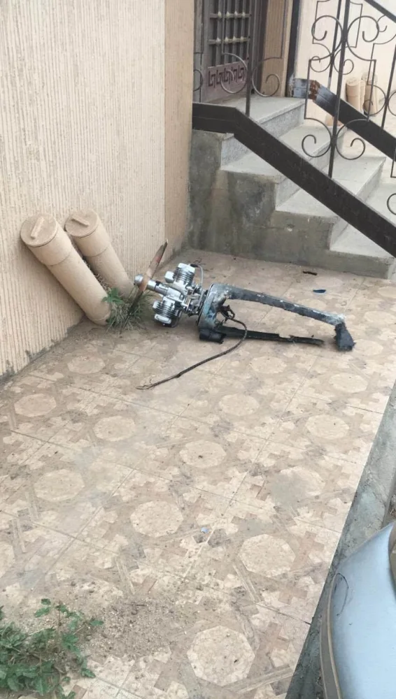 سقوط شظايا طائرة مسيّرة بأحد الأحياء السكنية في خميس مشيط