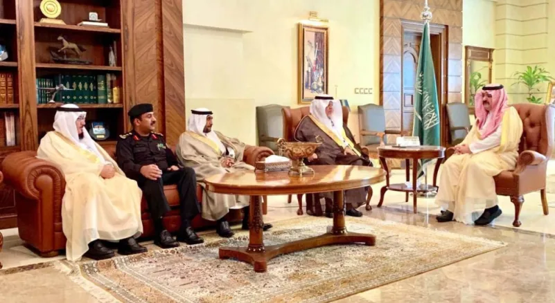 مشعل بن ماجد يستقبل عدداً من مديري الإدارات الحكومية بمحافظة جدة
