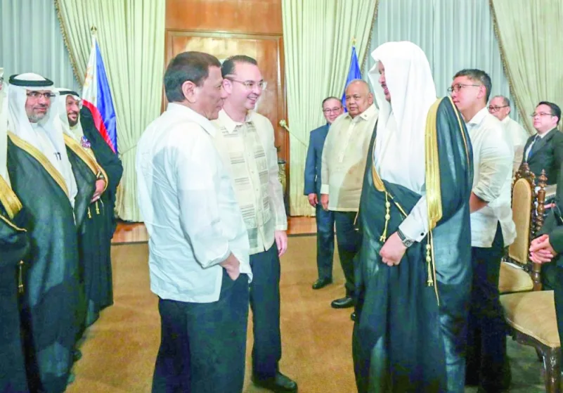 الرئيس الفلبيني يشكر خادم الحرمين ويرحب بالمستثمر السعودي