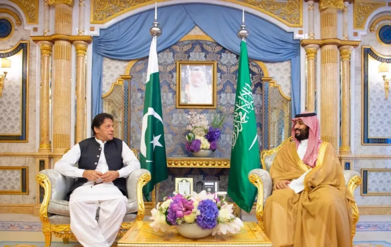 ولي العهد ورئيس وزراء باكستان يتفقان على أهمية التصدي للاعتداءات التخريبية