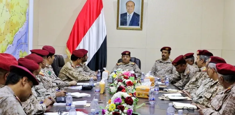 وزير الدفاع اليمني يشيد بجهود ومواقف تحالف دعم الشرعية في اليمن
