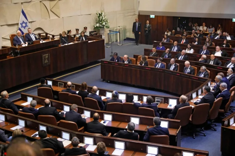 الكنيست الإسرائيلي يؤدي اليمين الدستورية بدون حكومة جديدة