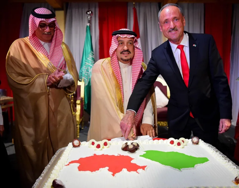 أمير الرياض يشرّف حفل سفارة سويسرا لدى المملكة