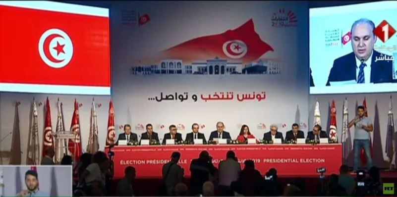انتخابات تونس: "النهضة" أولاً بـ(52) مقعدًا وحزب القروي ثانيًا بـ(38)