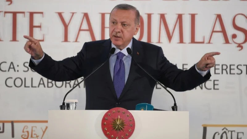 أردوغان يتوعد بسحق رؤوس الأكراد