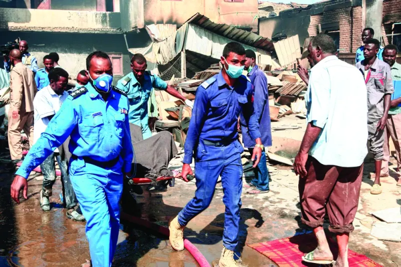 مصرع 26 شخصا في حريق مصنع سيراميك بالخرطوم