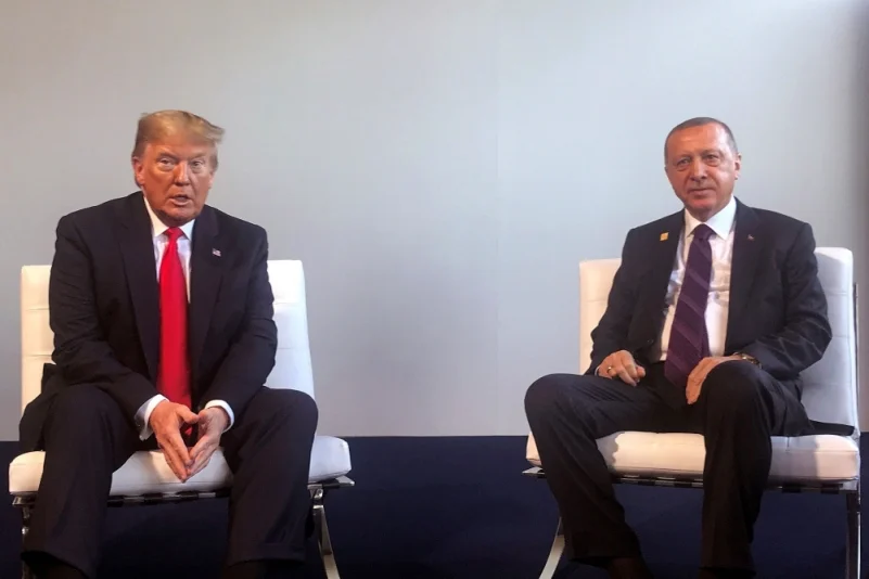 ترامب وإردوغان يجتمعان على هامش "قمة الأطلسي"