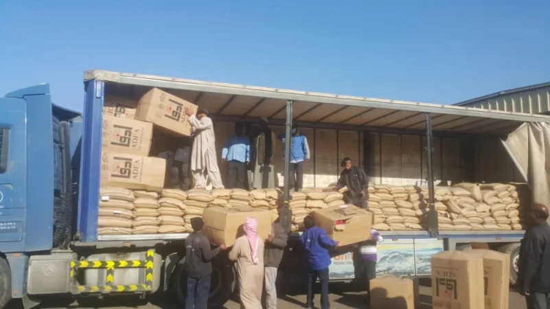 توزيع معونات الشتاء في قرى وهجر ومراكز تبوك