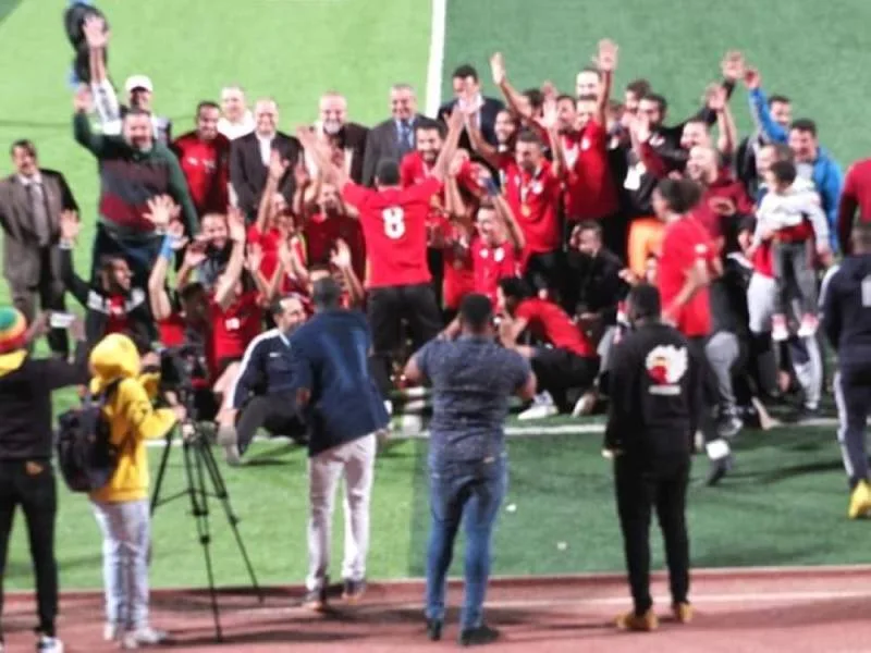 فريق الجالية المصرية يحقق كأس الصداقة الدولية