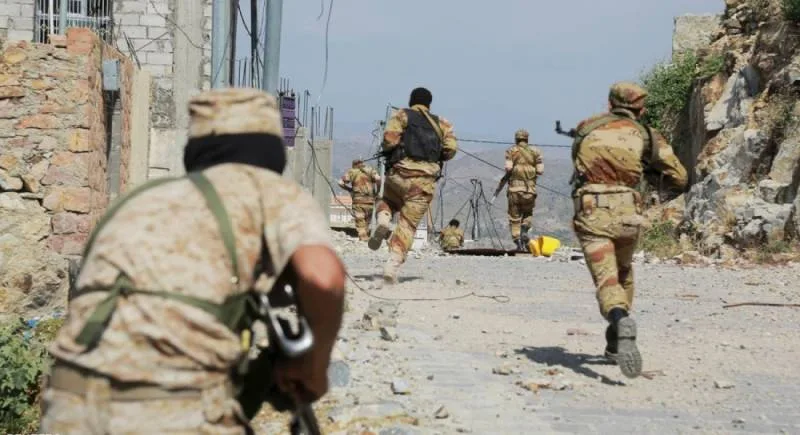 مصرع 7 من عناصر ميليشيا الحوثي الإرهابية في تعز