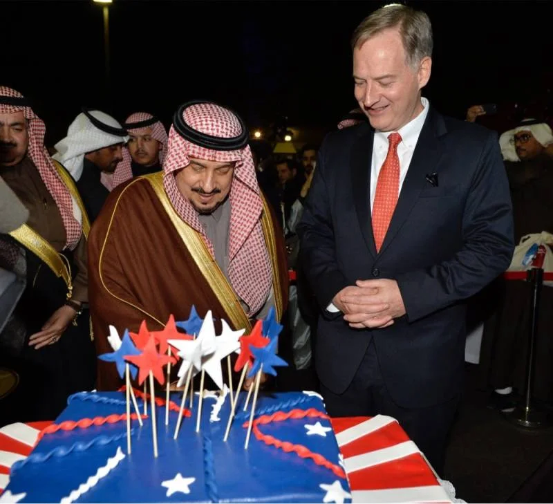 أمير الرياض يشرف حفل سفارة الولايات المتحدة