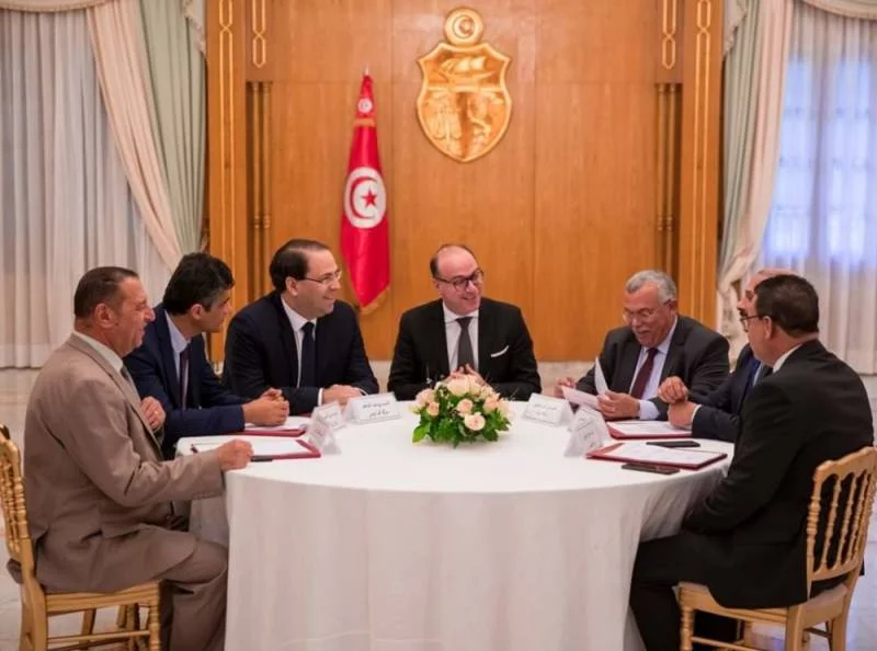 تونس.. توقيع "مذكرة التعاقد" لائتلاف الحكومة