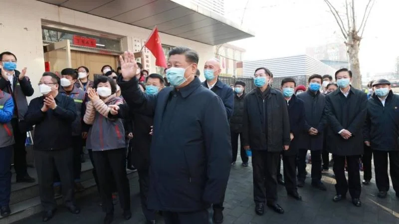 الرئيس الصيني يجري أول زيارة لووهان بؤرة فيروس كورونا