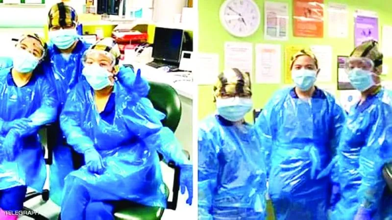 حكاية 3 ممرضات ارتدين أكياس قمامة فأصبن بـ «كورونا»