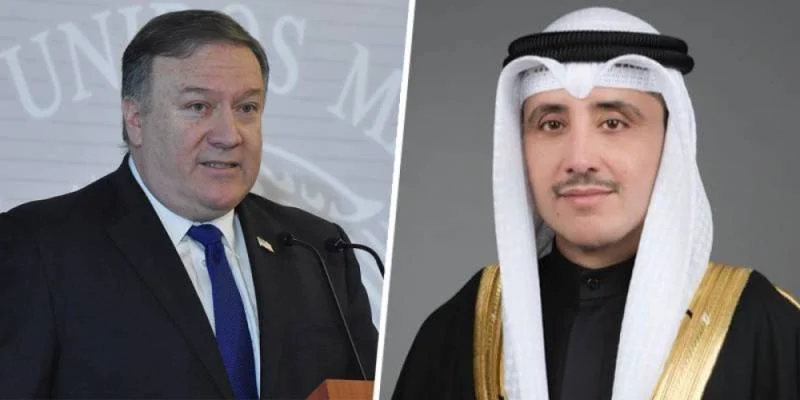 وزير خارجية الكويت يبحث مع نظيره الأمريكي تطورات كورونا