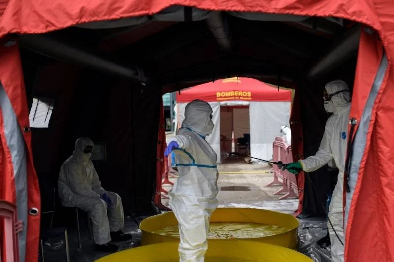 إسبانيا : 399 وفاة جديدة بفيروس كورونا