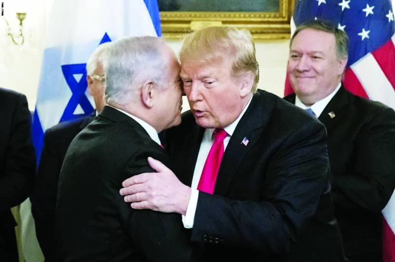 واشنطن مستعدة للاعتراف بضم إسرائيل أجزاء من الضفة