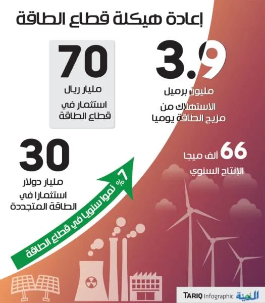 زيادة حصة «المتجددة» وترشيد الاستهلاك لإعادة هيكلة قطاع الطاقة