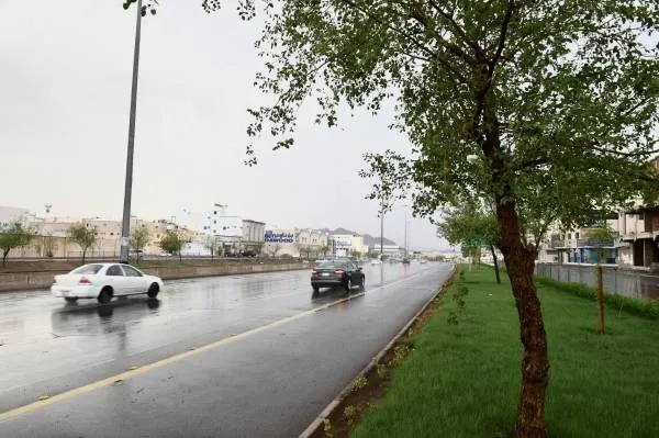 أمطار على مدينة نجران