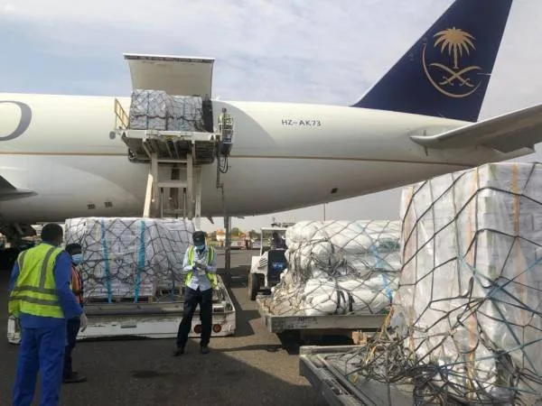 وصول طائرة إغاثية سعودية لمتضرري الفيضانات في السودان