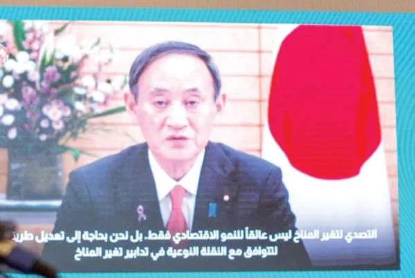 رئيس وزراء اليابان: شكرا خادم الحرمين