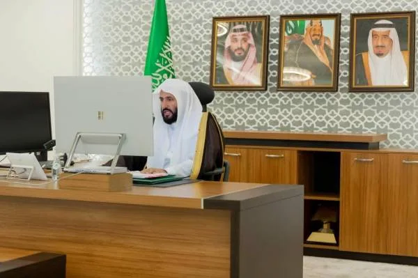 الصمعاني يترأس اجتماع المكتب التنفيذي لمجلس وزراء العدل العرب افتراضيًا