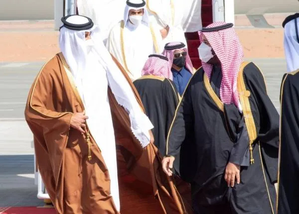أمير قطر يعرب عن شكره للقيادة ويشيد بالأجواء الأخوية التي سادت "قمة العلا"