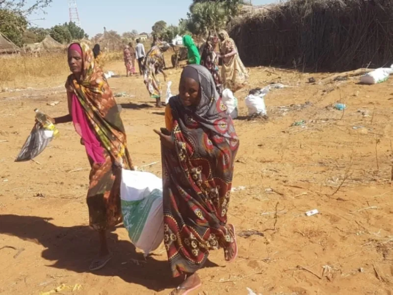 "سلمان للإغاثة" يوزع أكثر من 42 طناً من السلال الغذائية في غرب كردفان السودانية