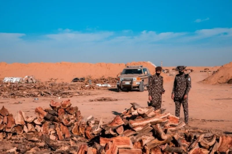 الأمن البيئي: ضبط 70 طناً من الحطب المحلي المعد للبيع في الرياض