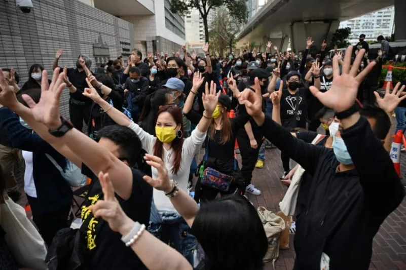 هونغ كونغ : 47 شخصاً يحاكمون بتهمة "التآمر لارتكاب عمل تخريبي"