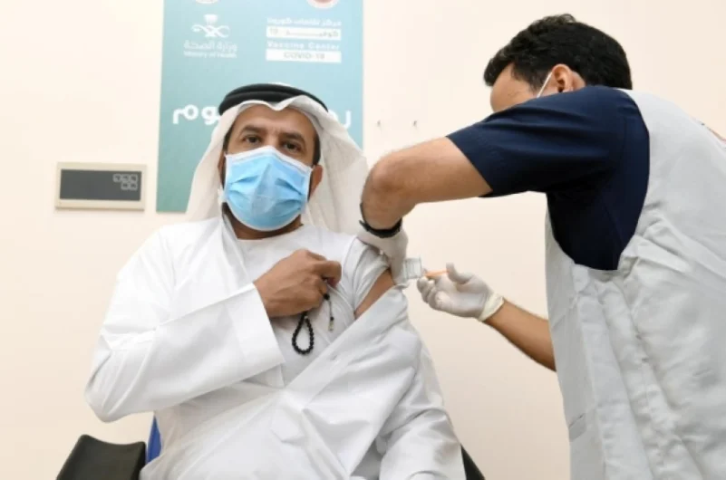 حملة تطعيم ضد كورونا المستجد في الهيئة الملكية بينبع