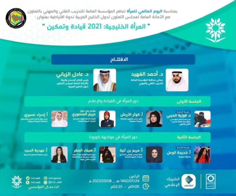 المرأة الخليجية 2021.. قيادة وتمكين