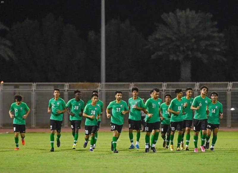 المنتخب السعودي تحت 20 عامًا يواصل تدريباته على ملعب التعاون