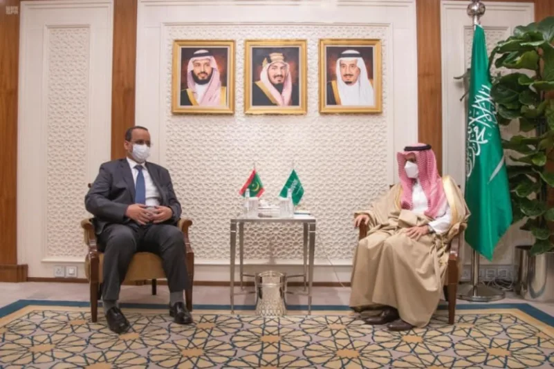 وزير الخارجية يبحث العلاقات الثنائية مع نظيره الموريتاني